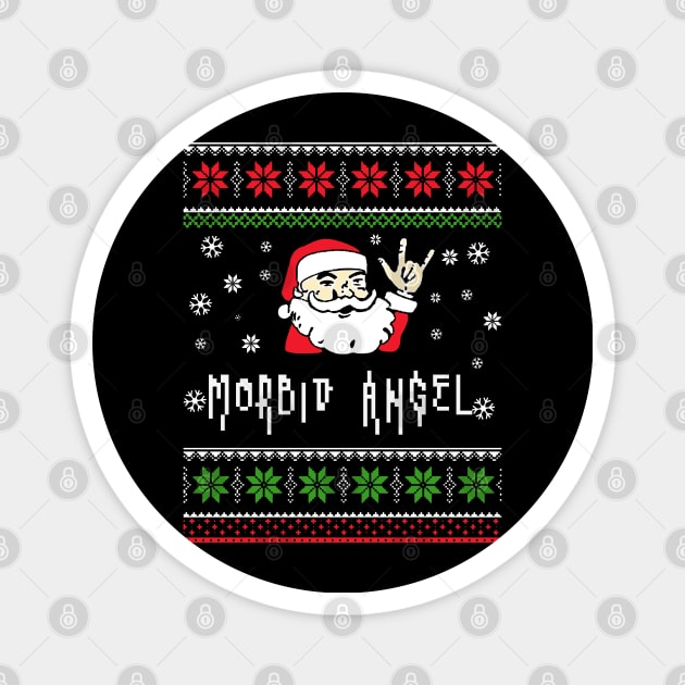 morbid angel santa metal Magnet by mantaplaaa